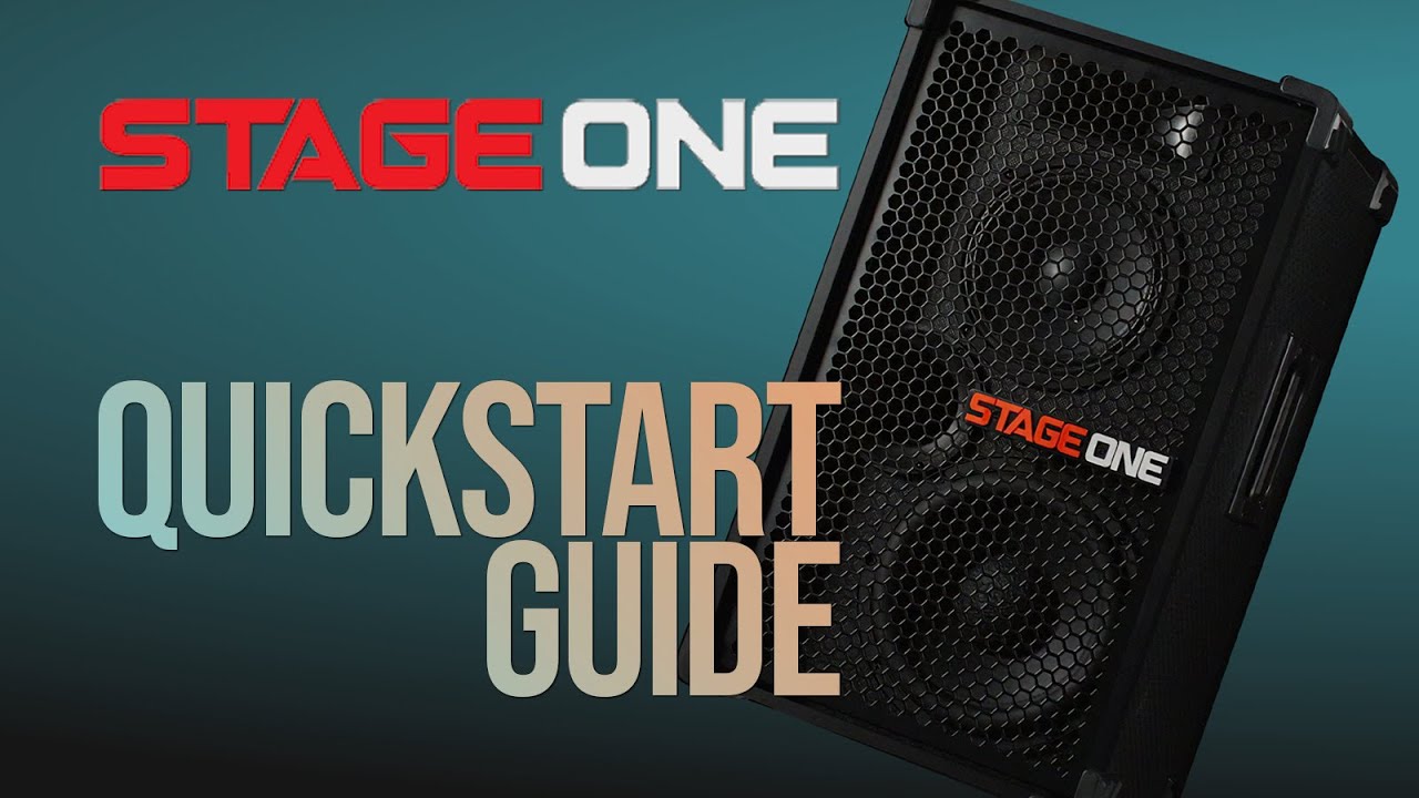Electrotec STAGE ONE Quickstart Guide // Bluetooth, SKAA, Multi-Speaker Setup & Pro Audio Inputs