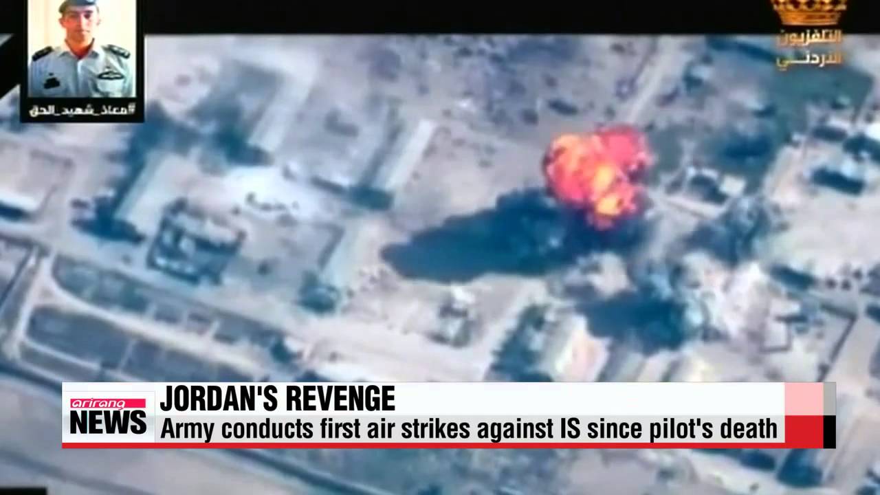 Jordan launches air strikes against Islamic State   요르단 IS에 공습 재개