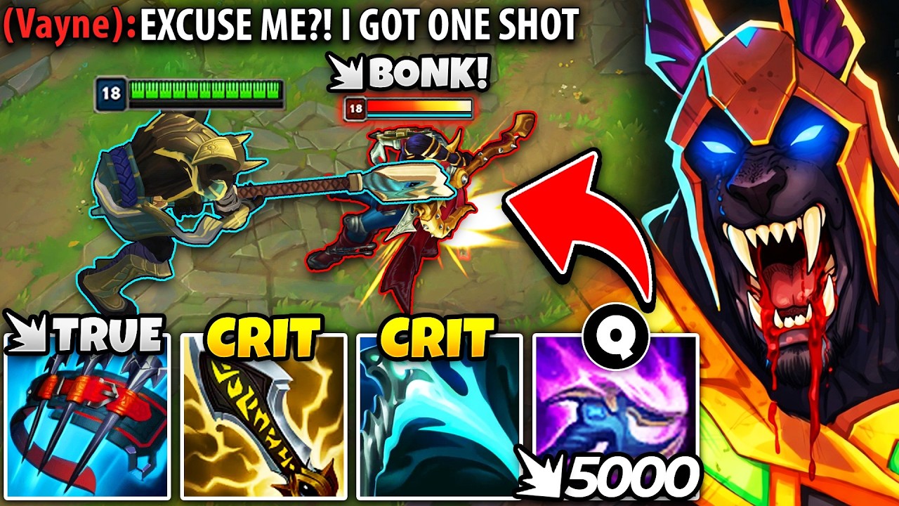 OMG! I DELETED VAYNE FROM EXISTENCE WITH THIS NEW NASUS BUILD (PRESS Q = 5000 TRUE DAMAGE)