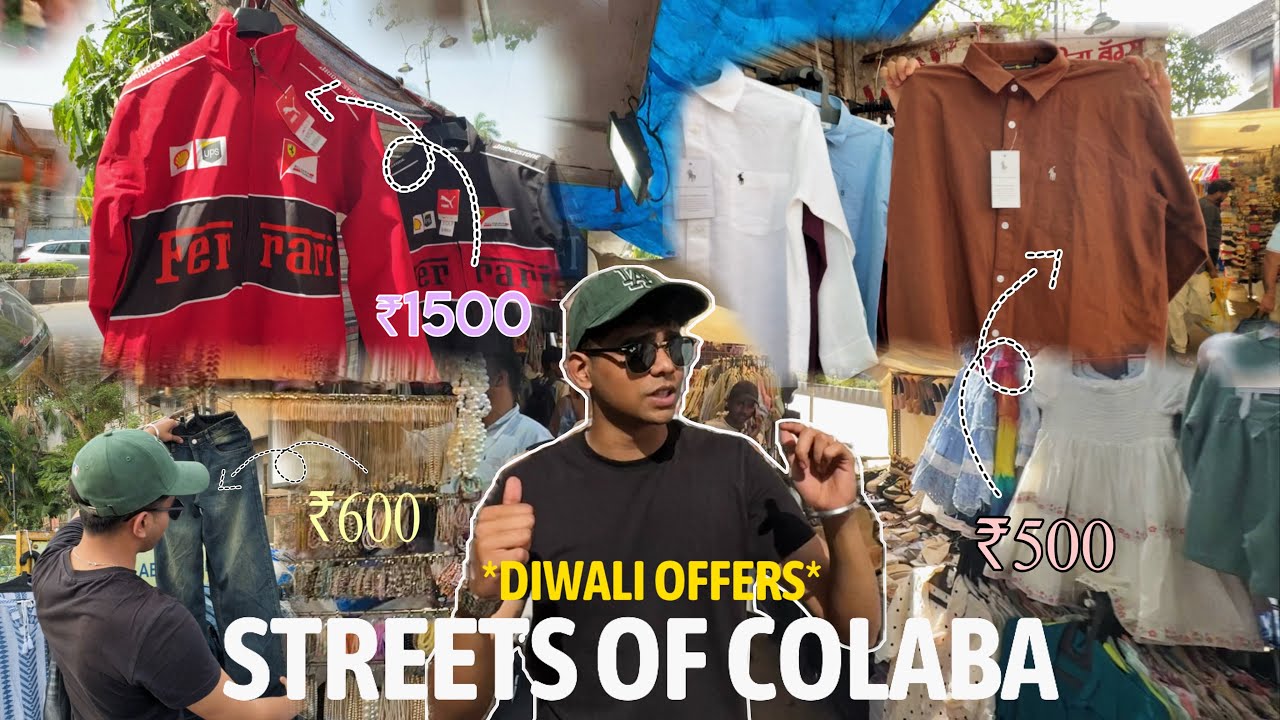 COLABA STREET SHOPPING😍 | DIWALI OFFERS | BOMBER JACKETS 🔥| WINTER COLLECTION 