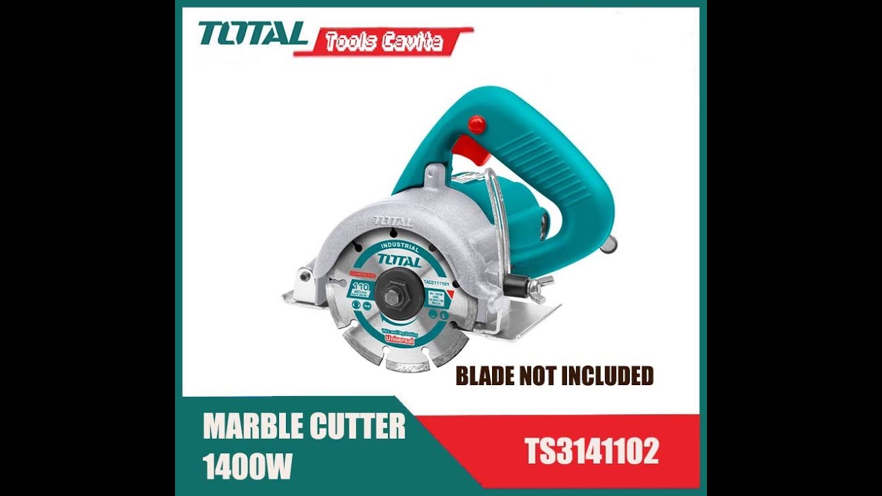 TOTAL MARBLE CUTTER - HOW TO CONNECT THE COOLING SYSTEM & INSTALL THE CUTTING DISC