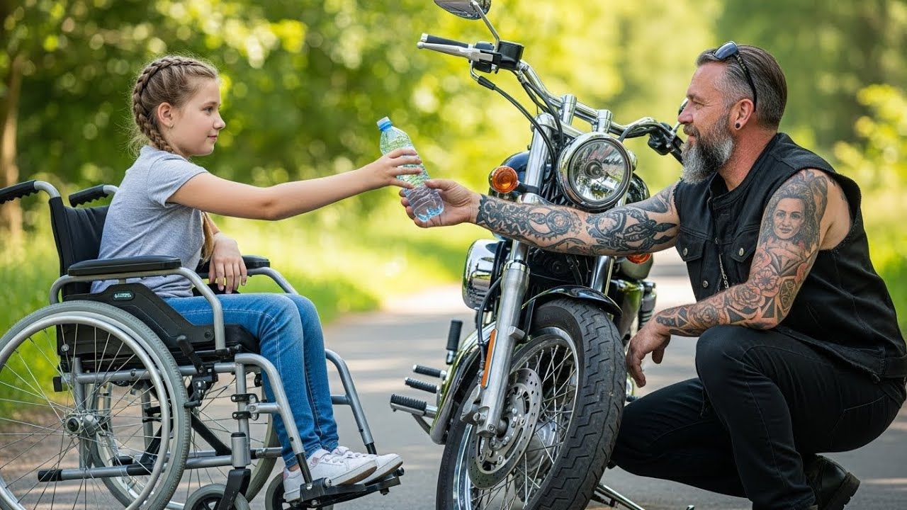 A Disabled Girl Gave Water to a Hells Angel — Days Later, Bikers Changed Her Life