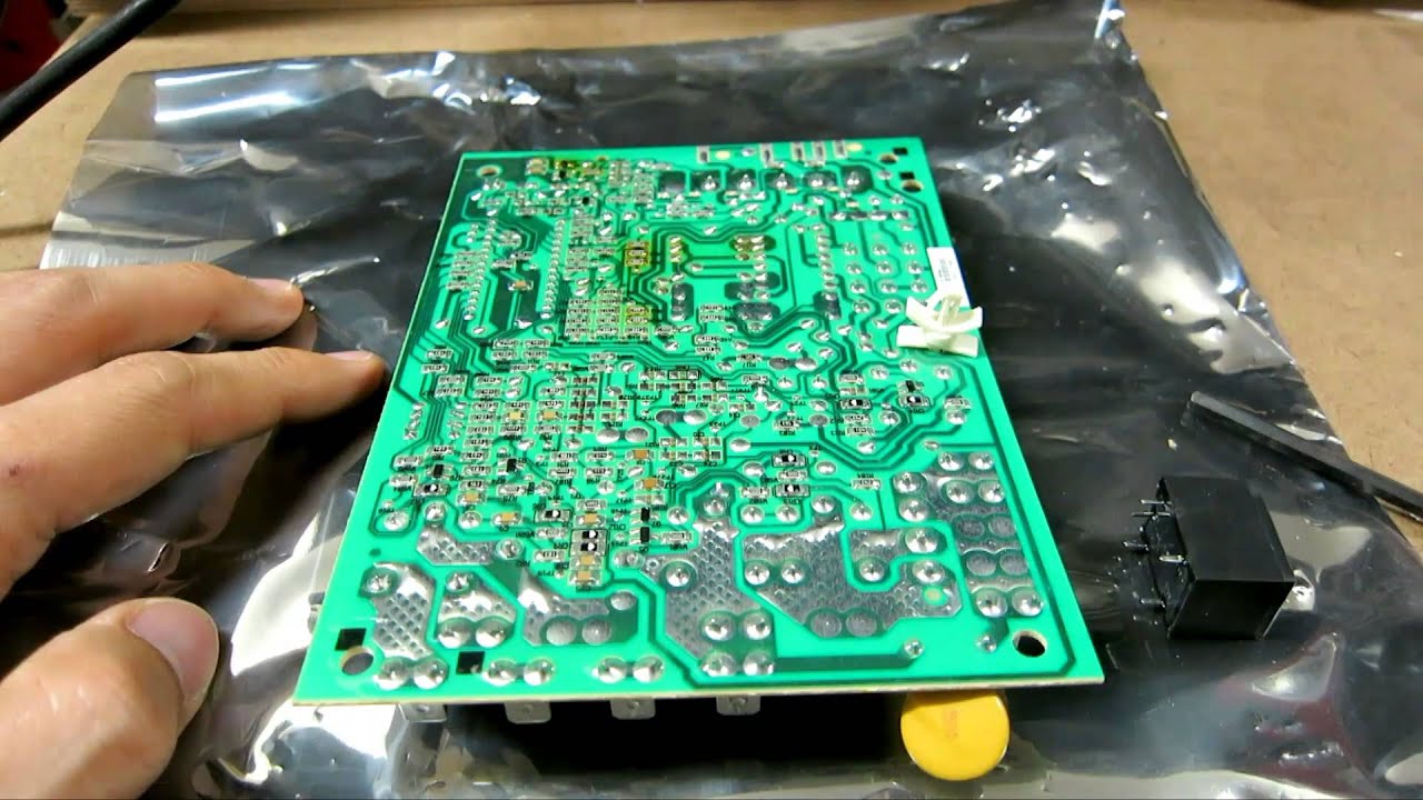 Repairing HVAC Furnace Control Board Relay - How to fix air condition faulty circuit