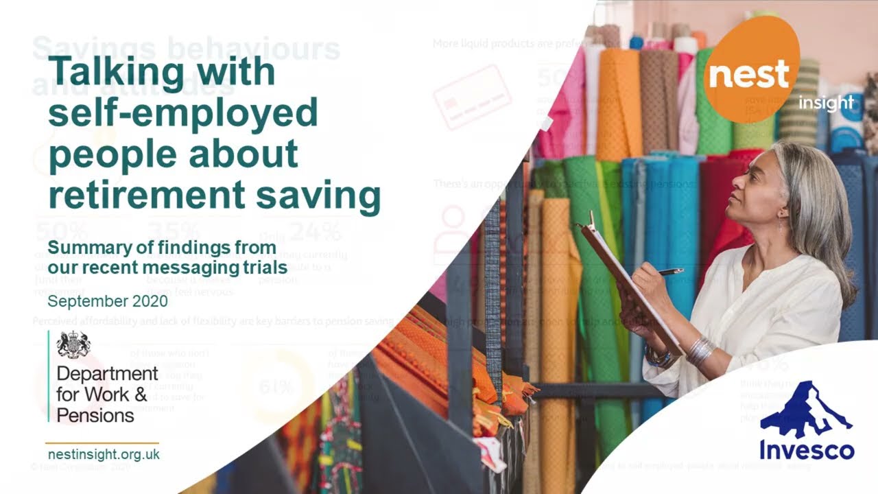 Talking with self-employed people about retirement saving