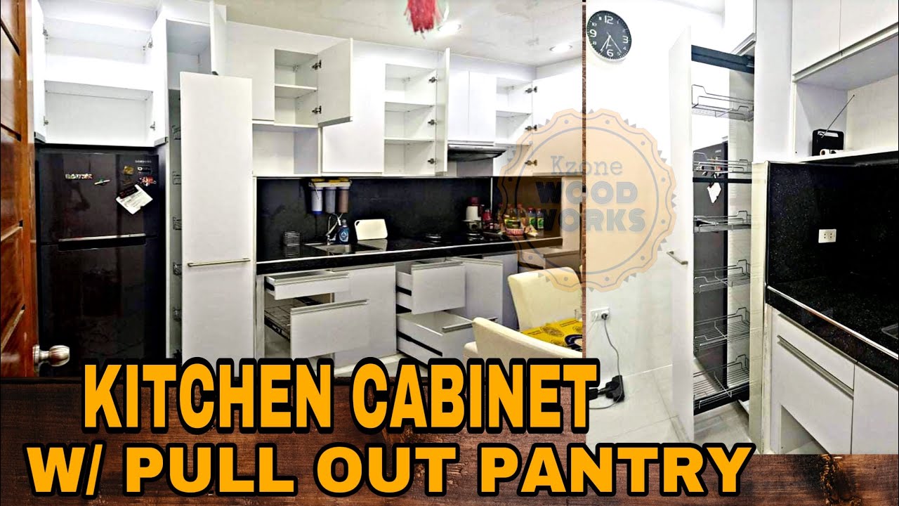 PAANO GUMAWA NG  KITCHEN CABINET NA MAY PULL OUT PANTRY GAMIT ANG  BASIC POWERTOOLS