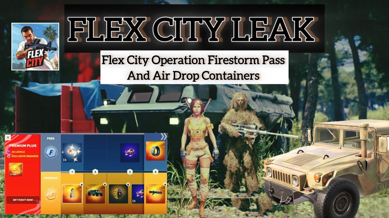 LEAKED! Flex City Operations Firestorm Pass & New Airdrop Containers | Full Review 🔥