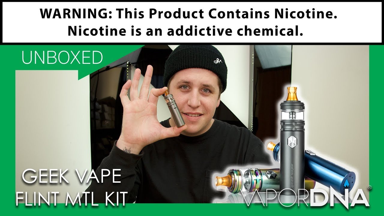 unBOXED with VaporDNA ~ Geek Vape Flint MTL Vape Starter Kit