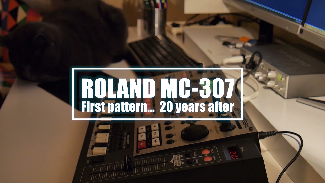 roland MC-307 Groovebox - First Pattern...  20 years after