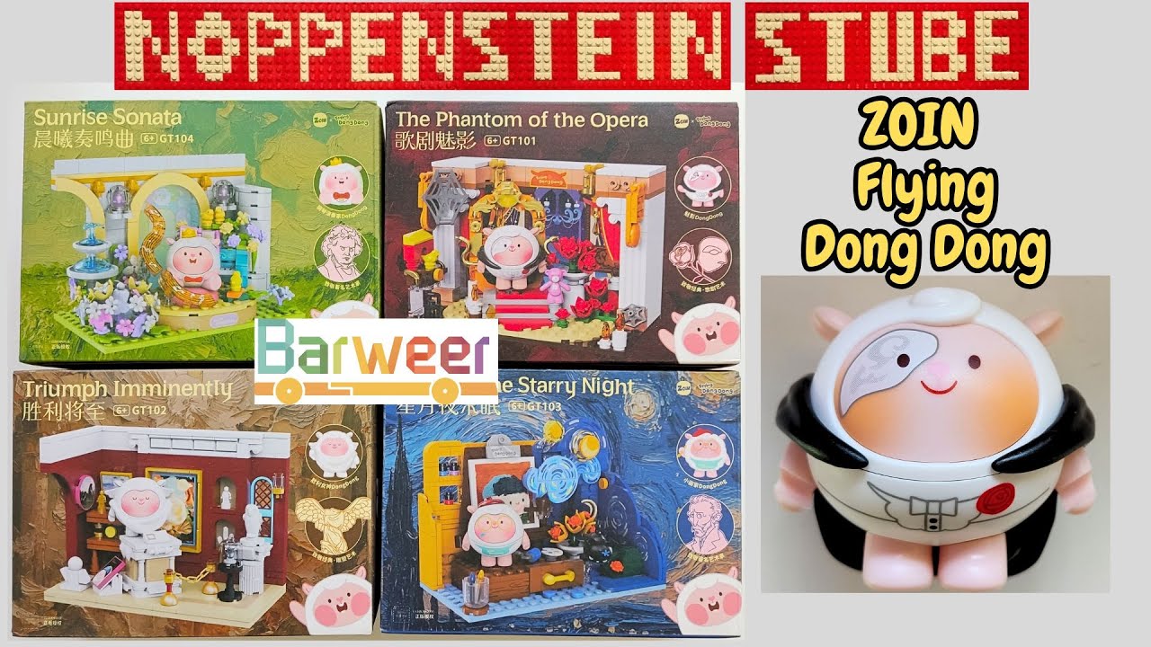 Besser geht kaum 😍 Zoin Flying Dong Dong Klemmbaustein Sets bei Barweer
