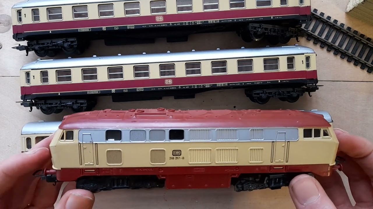 Lima Br218 DB TEE treinset H0 modeltrein unboxing