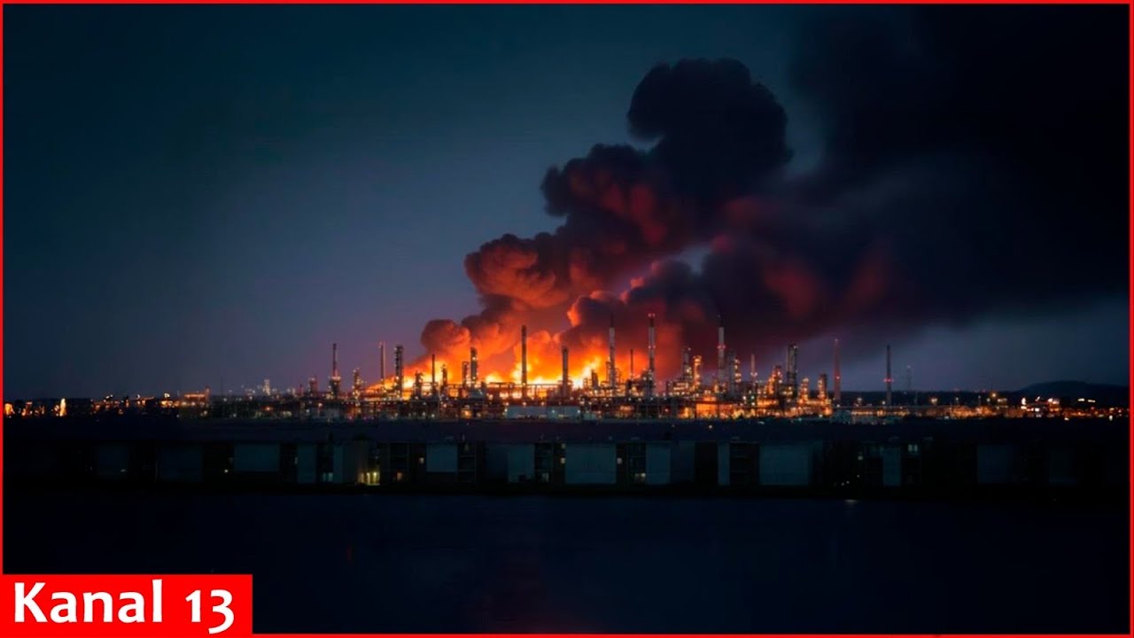 Украина второй раз за неделю нанесла удар по Рязанскому нефтеперерабатывающему заводу, одному из ...