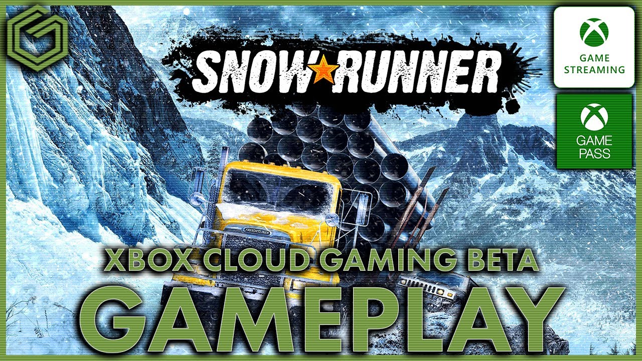 Xbox Cloud Gaming Beta ( xCloud ) - SnowRunner Gameplay Test - Edge Browser 1080p