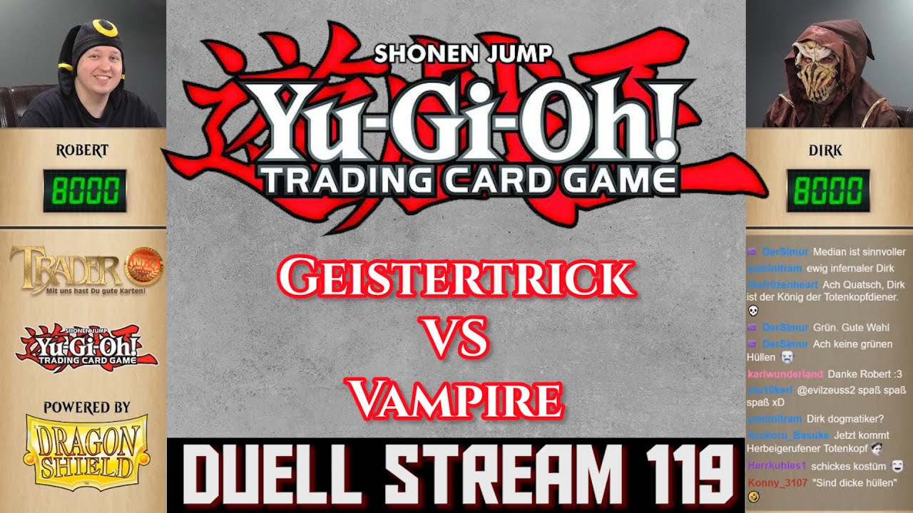 YuGiOh Duell Geistertrick VS Vampire | YGO deutsch | Yu-Gi-Oh! TCG Duel | Trader | Tutorial Match