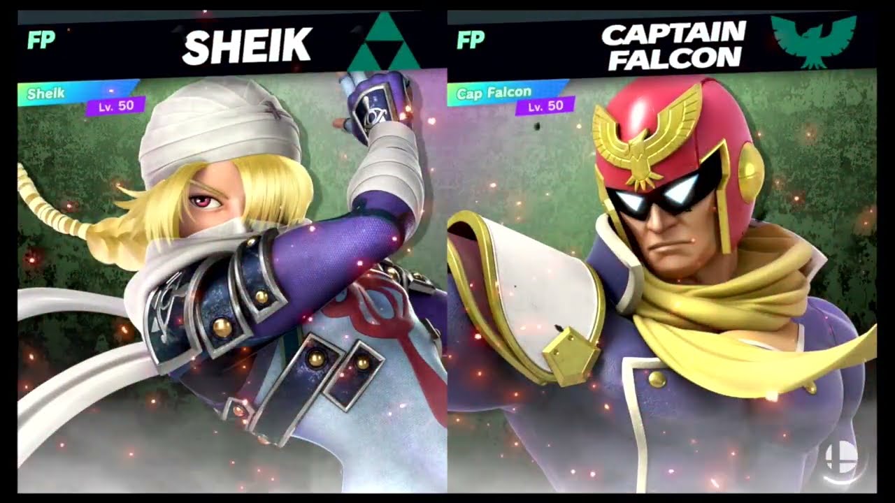Super Smash Bros Ultimate Amiibo Fights – Sheik vs the World #11 Sheik vs Captain Falcon