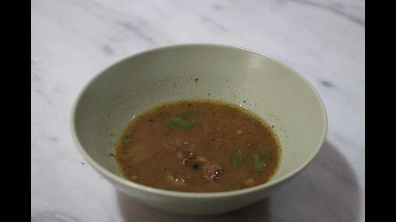 Ochsenschwanzsuppe -- German Oxtail Soup
