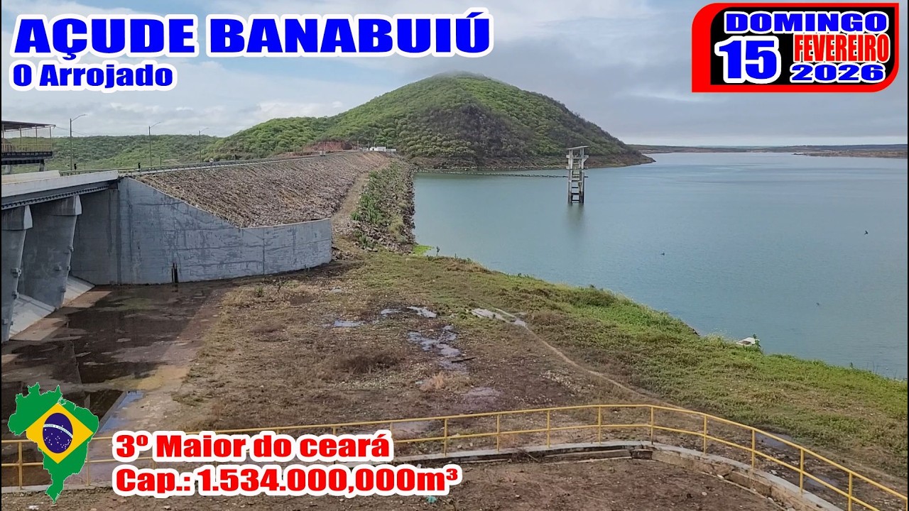AÇUDE BANABUIU ATUALIZADO 15 DE FEVEREIRO DE 2026