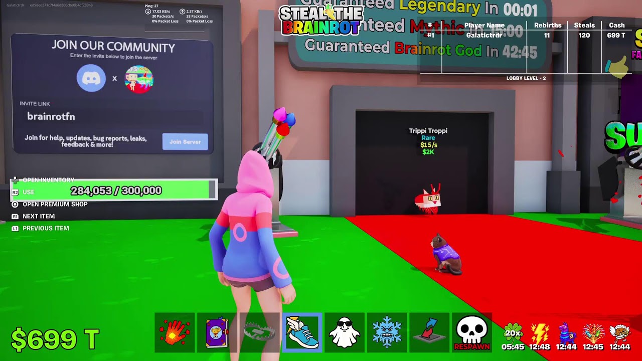 FORTNITE STEAL THE BRAINROT!!!