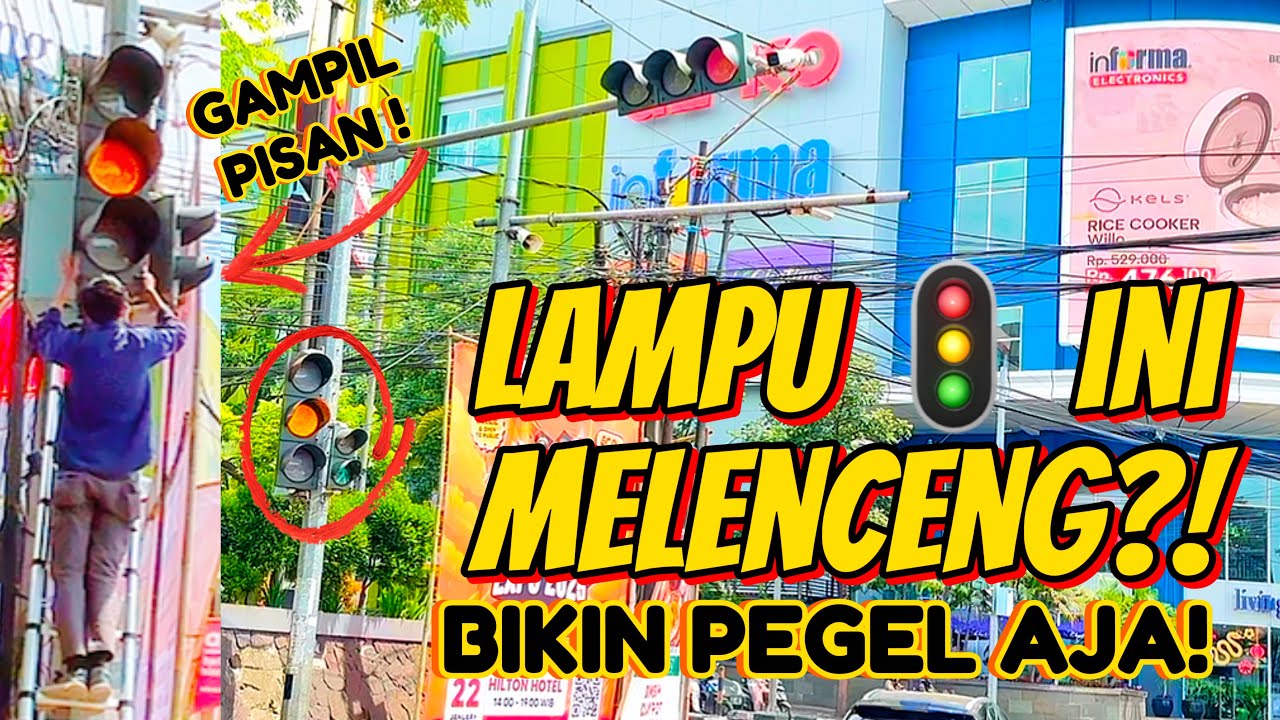 3 LAMPU MERAH 🚦 MELENCENG? BIKIN PEGEL YG LIHAT! || SIMPANG ISTANA PLAZA, KOTA BANDUNG