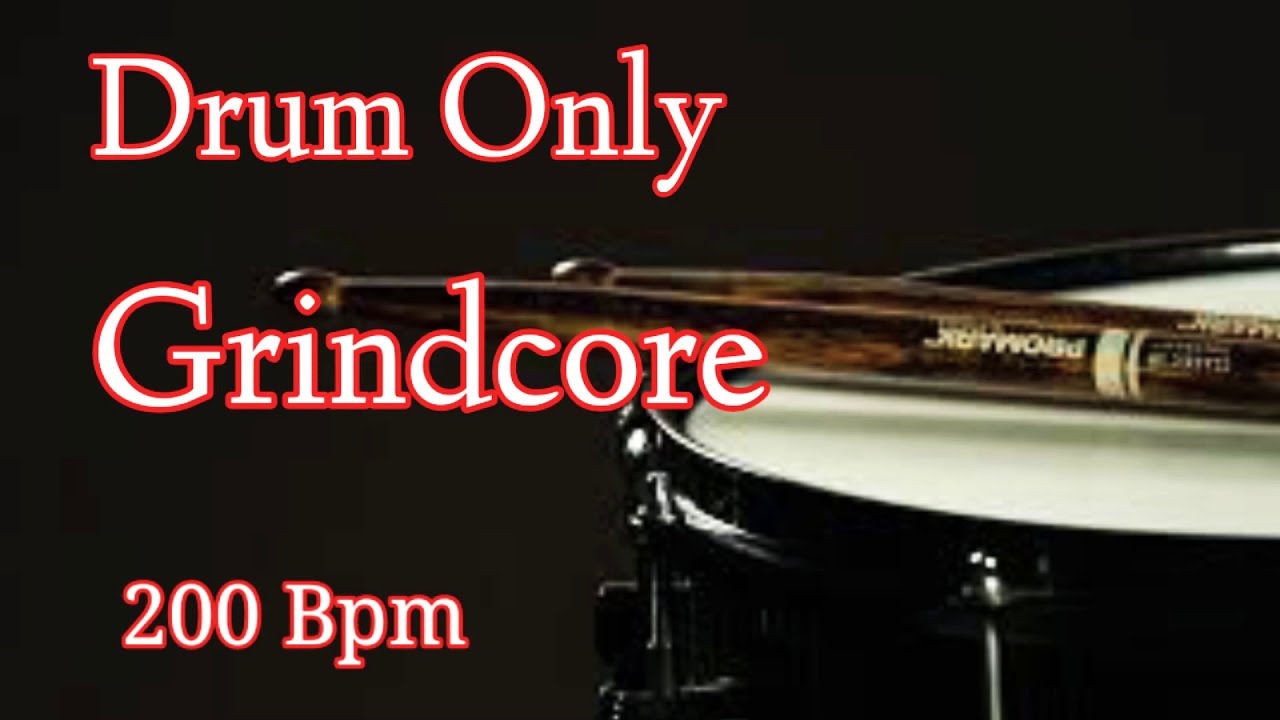 DRUM ONLY || Grindcore || 200 Bpm