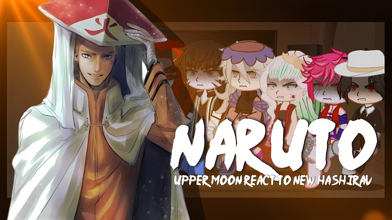 react to Naruto || upper moons + muzan react to naruto || sa new hashira. || Gacha React 