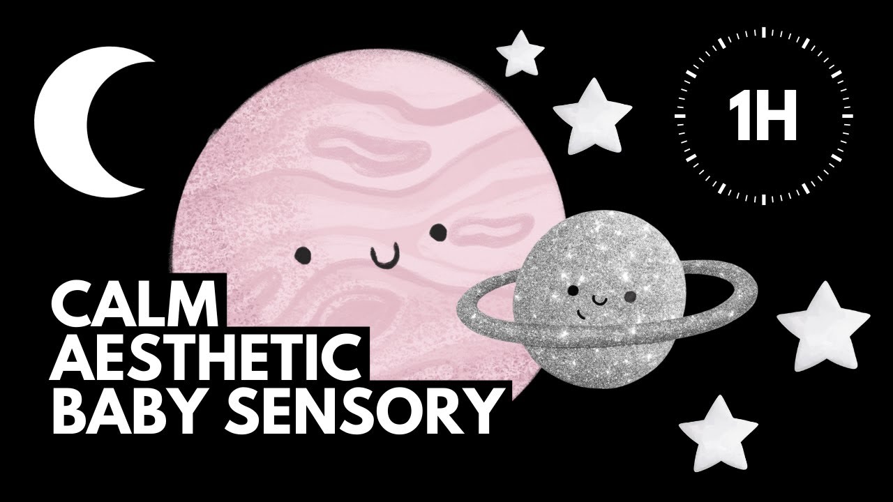 Baby Sleep Sensory 🌙 | Calm Night Visuals & Sleep Music | Low Stimulation | 1 HOUR