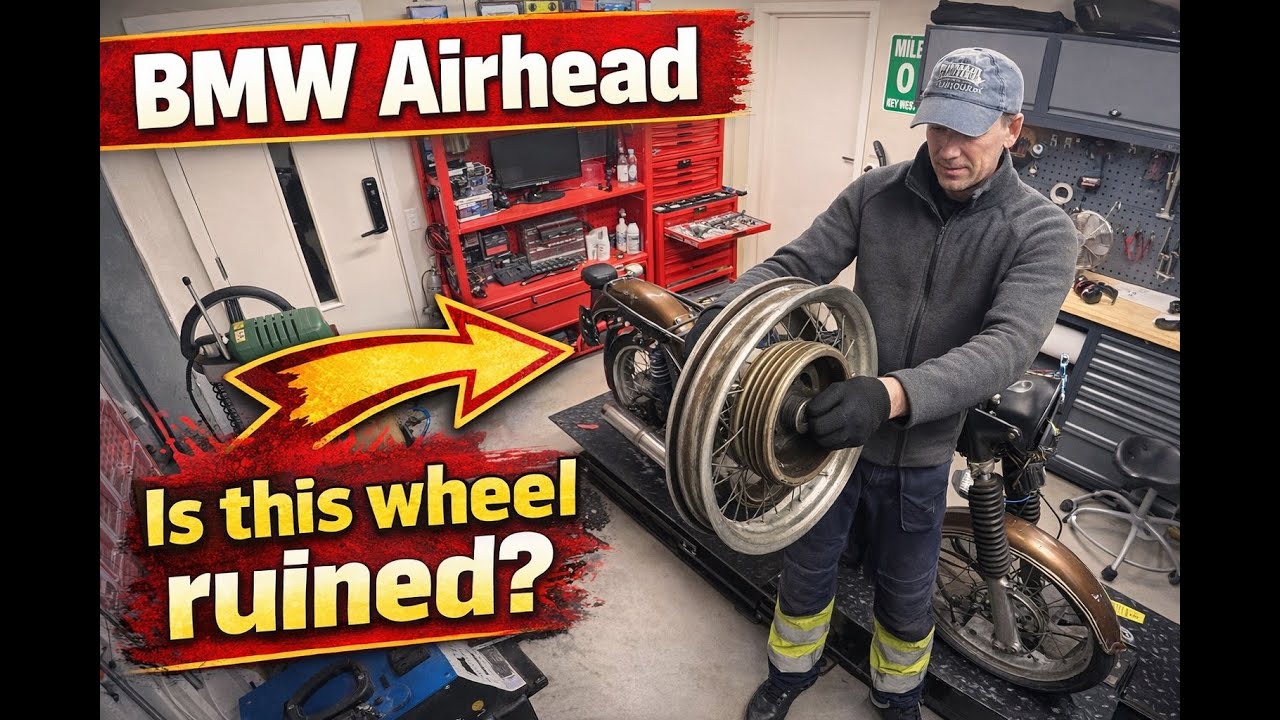 BMW R75/5 Airhead, это колесо испорчено? Номер детали: 15 4K