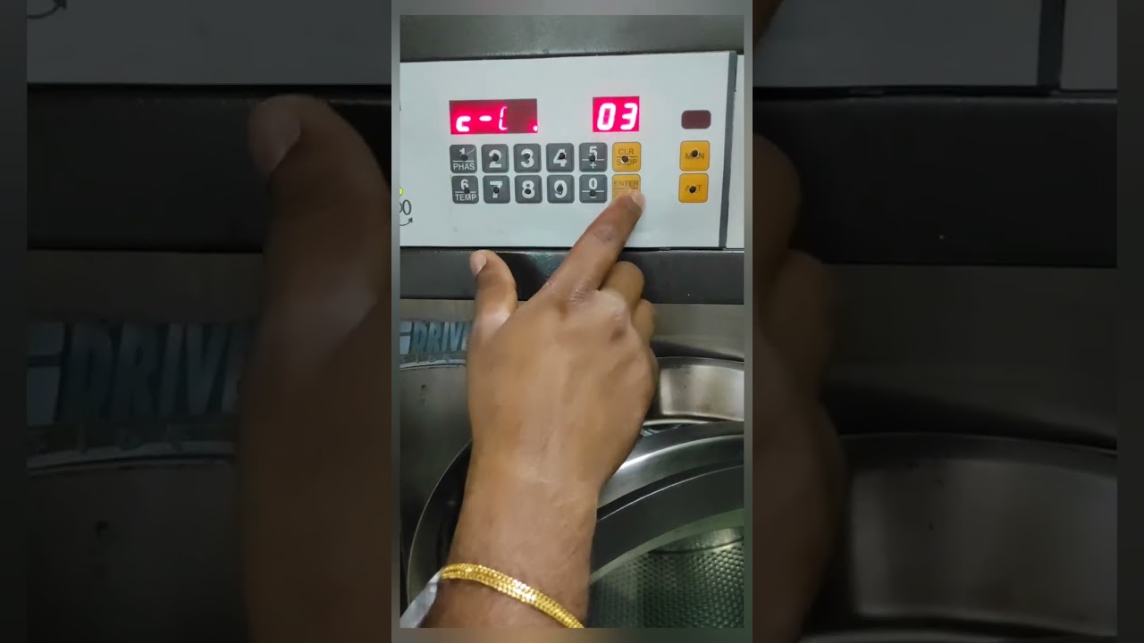 How to Programing GIRBAU PERMAK Washing Machine 23kg #washingmachineprogram #machine #permak