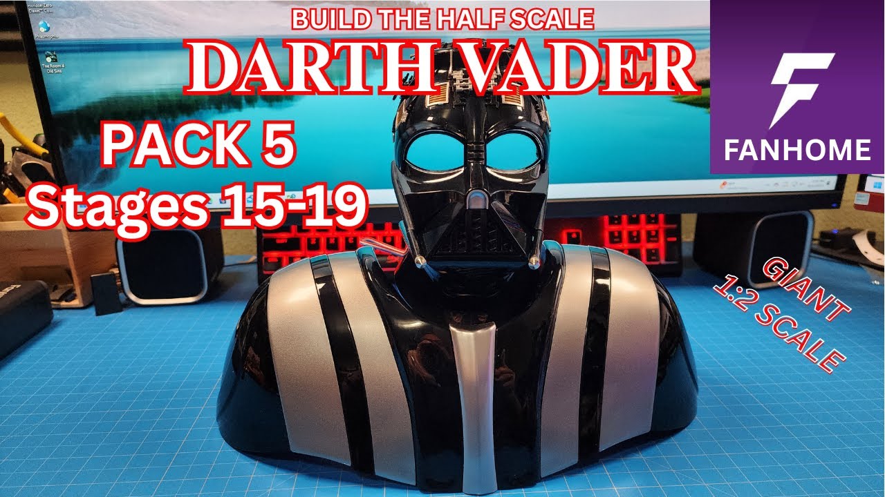 DARTH VADER Model from Fanhome Pack 5 Stages 15 - 19