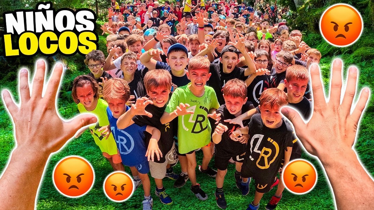 ESCAPO de 100 NIÑOS AGRESIVOS haciendo PARKOUR...😡| PERSECUCIÓN POV