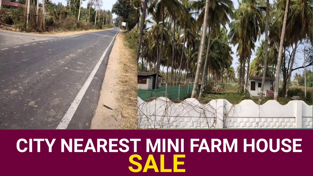City Nearest Mini Farm House For Sale | Adjacent To Tar Road | Best Investment