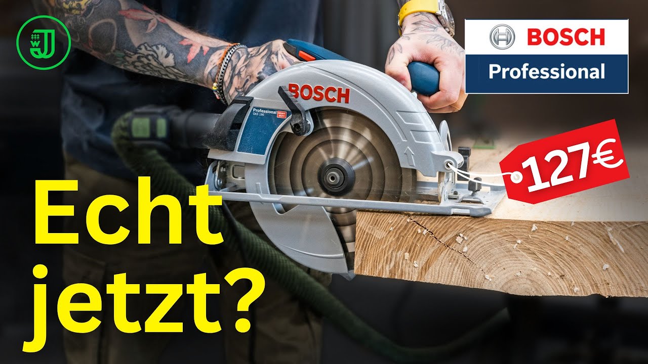 7cm Schnitttiefe?😮👉 Ganz ehrlich, diese 127 Euro BOSCH HANDKREISSÄGE ist... | Jonas Winkler