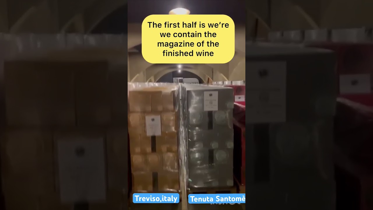 Tenuta Santom&egrave; wine cellar