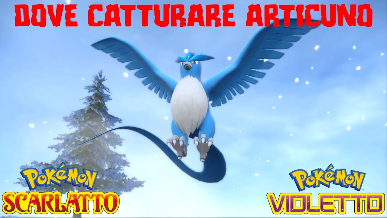 Tutorial dove catturare il leggendario ARTICUNO - Pokemon Scarlatto e Violetto DLC