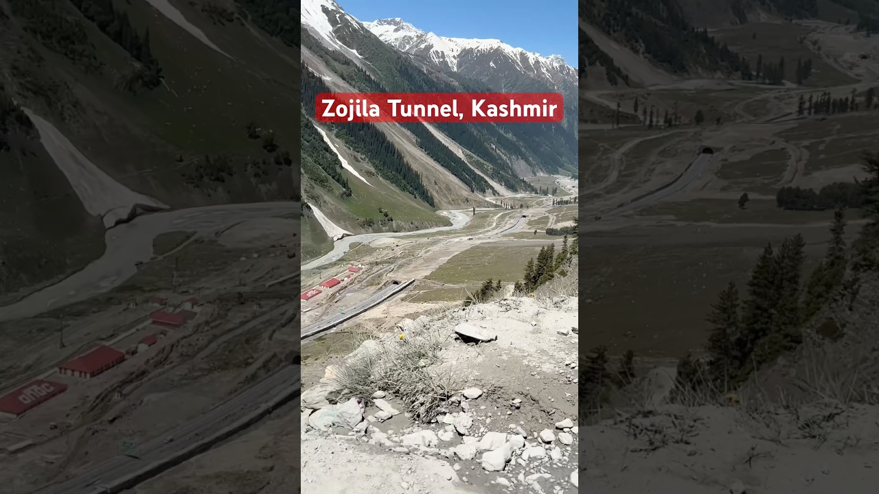 Zojila Tunnel: Connecting Kashmir to Ladakh Forever! 🛣️ #safarwithrd #lehladakhtourism #zojilapass