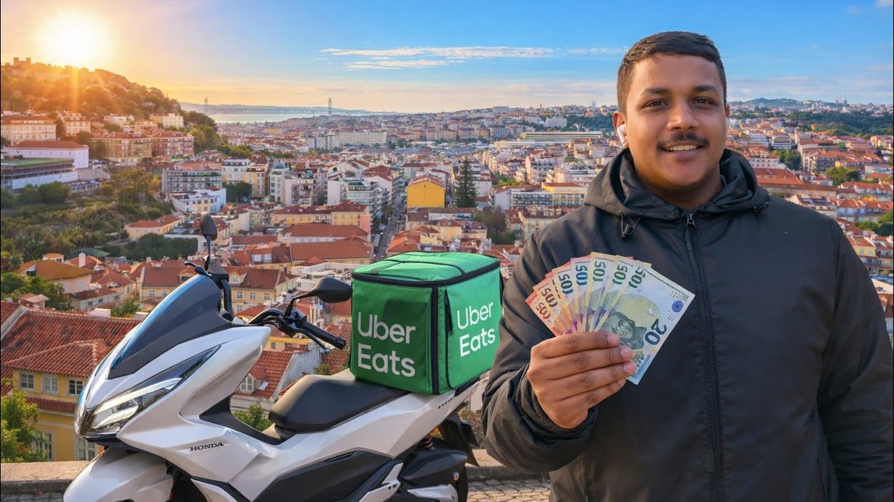 Uber Eats এ কি সত্যিই Tip পাওয়া যায়? একদিনে কত ইউরো পেলাম! (Portugal Reality)