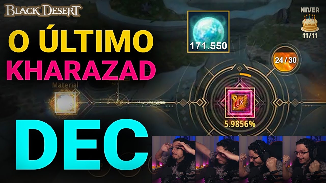 BDO | 1 Ano Depois... Fim da Saga dos Kharazad DEC! (500 BI em Crons no Meu Aniversário 🎂)