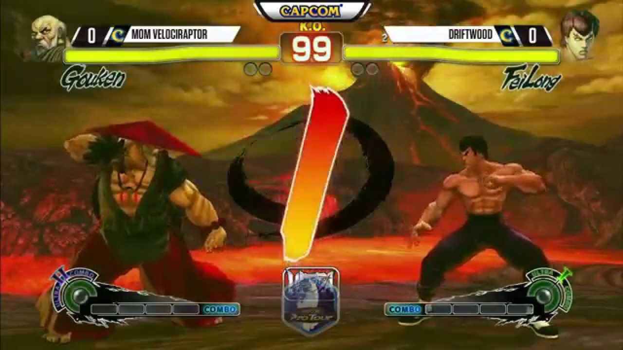 Velociraptor (Gouken) vs Driftwood (Fei-Long) - Final Round 18 USF4 - 720p 60fps