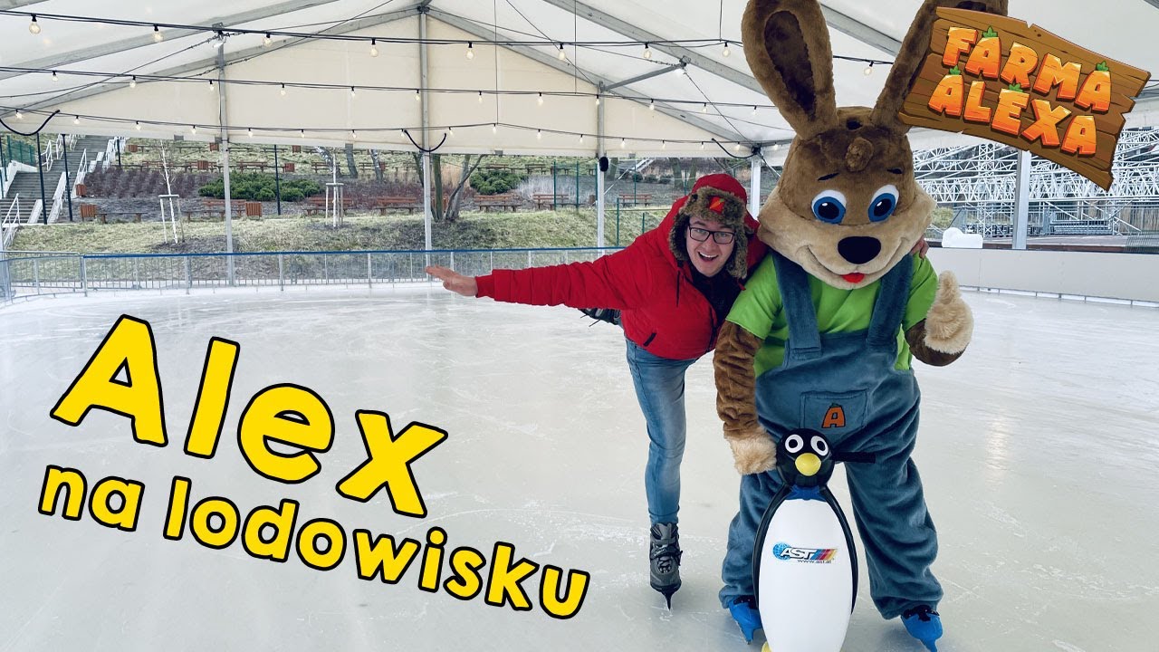 Alex na lodowisku! | Zobaczcie królika na łyżwach! | Nauka i zabawa dla dzieci