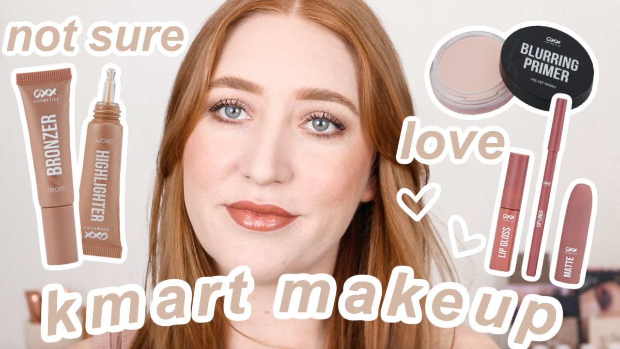 TESTING NEW KMART MAKEUP 👀 Kmart OXX Makeup Review & Tutorial 💕Best Kmart Makeup I've Tried So Far!