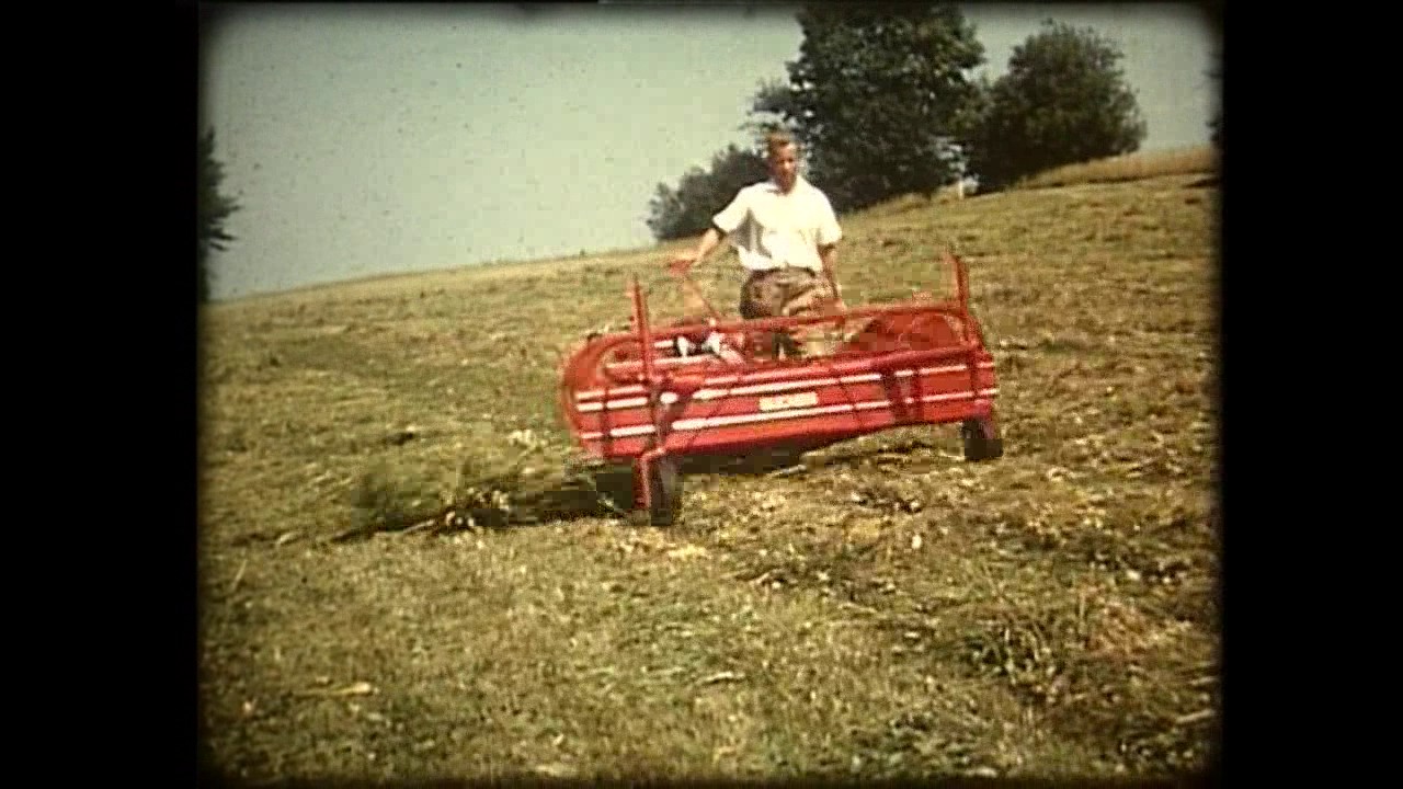 Bucher-Einachsmäher im vielseitigen Einsatz (Schweiz, 1958)