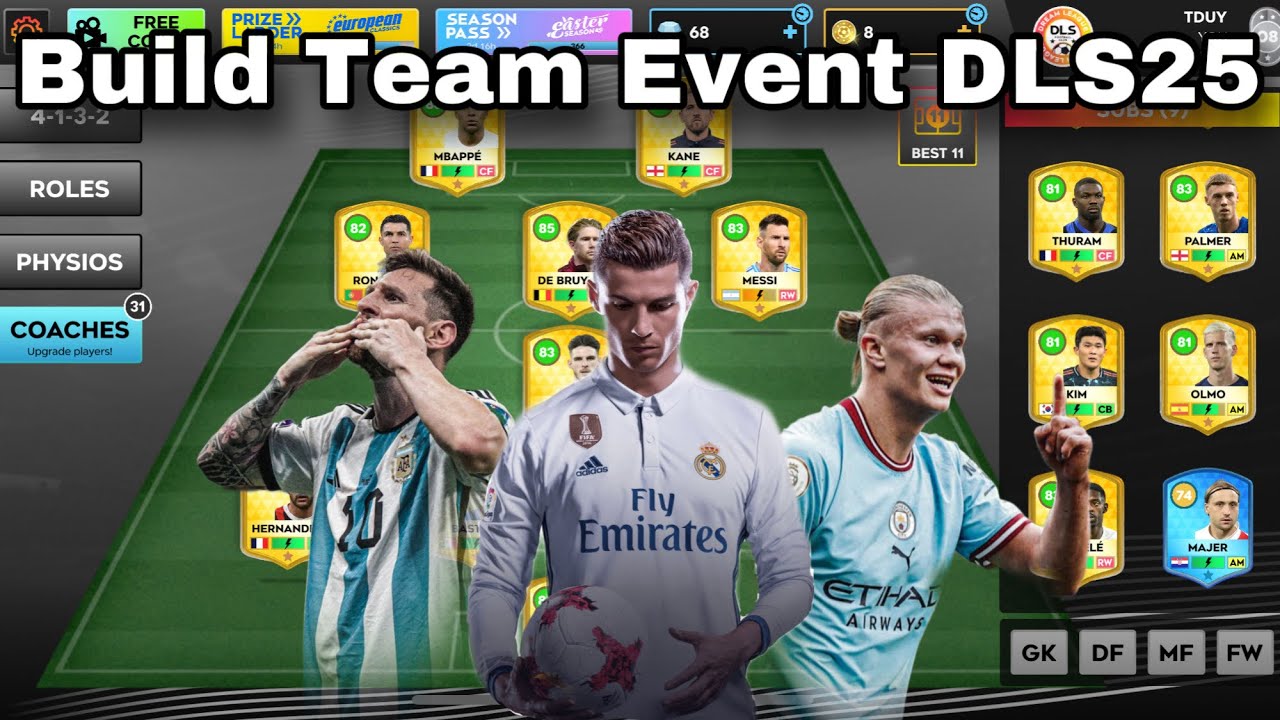 Build Team Event Trong DLS25