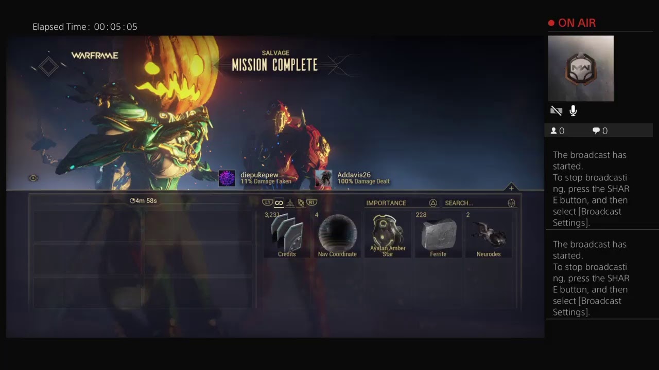 My warframe addiction
