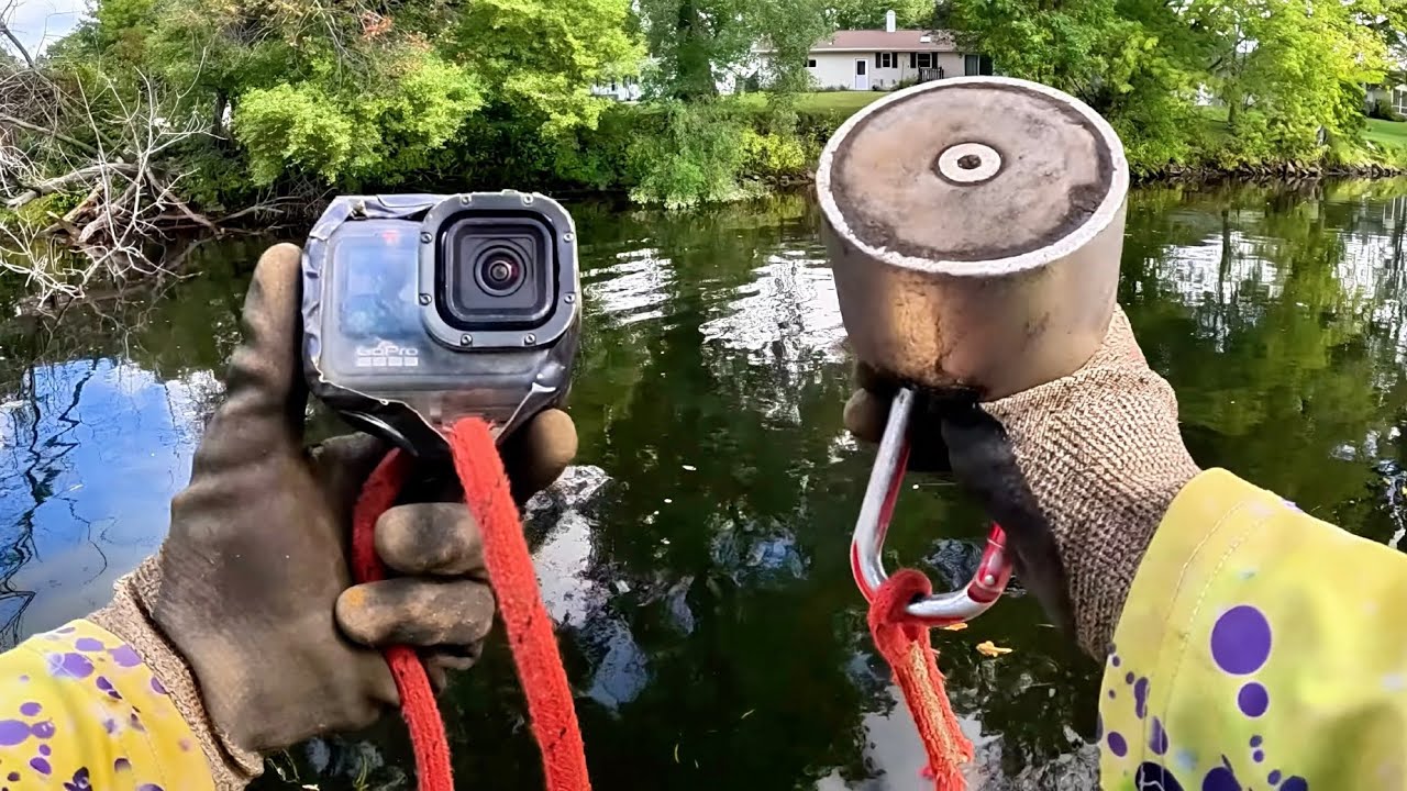 Magnet Fishing With GoPro! *JACKPOT*