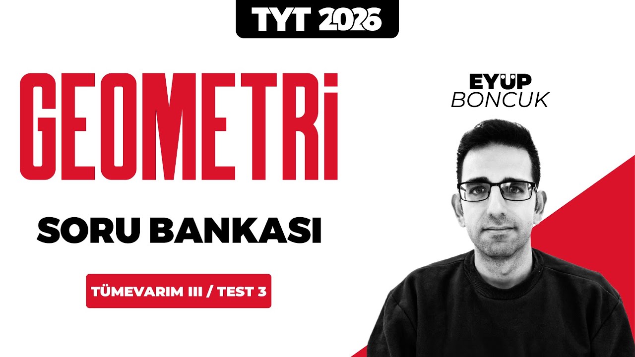 TYT 3D Geometri Soru Bankası Tümevarım 03 Test 03 Soru Çözümleri | Eyüp Boncuk