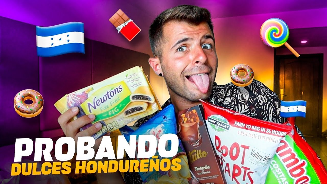 PROBANDO DULCES HONDUREÑOS 🍭🍫 *sorprendente*