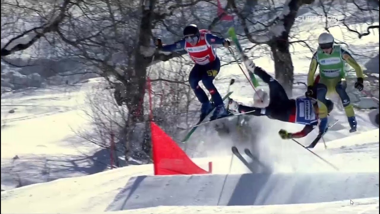 CRASH COMPILATION - Bakuriani (2020/21 Skicross World Cup)