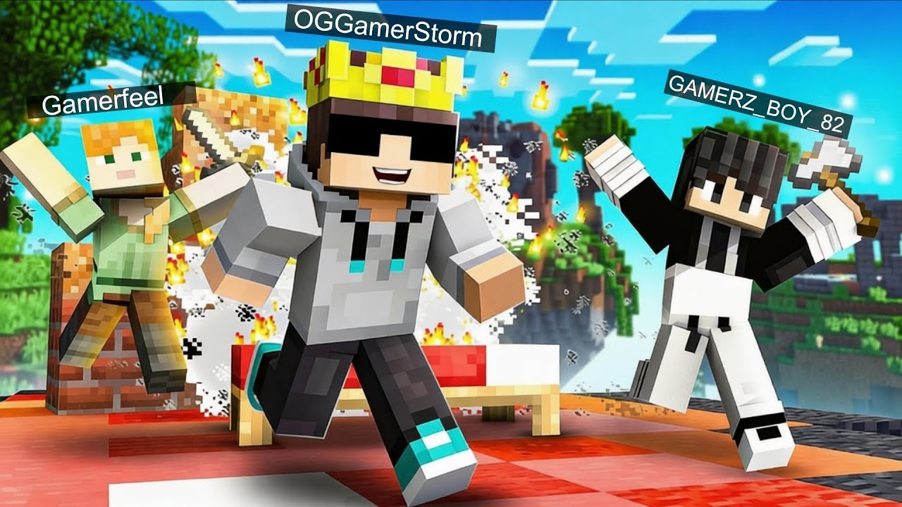 I Trolled My Friends in Minecraft BedWars 🔥 (1vs2 Challenge) #minecraft @SenpaiSpider 