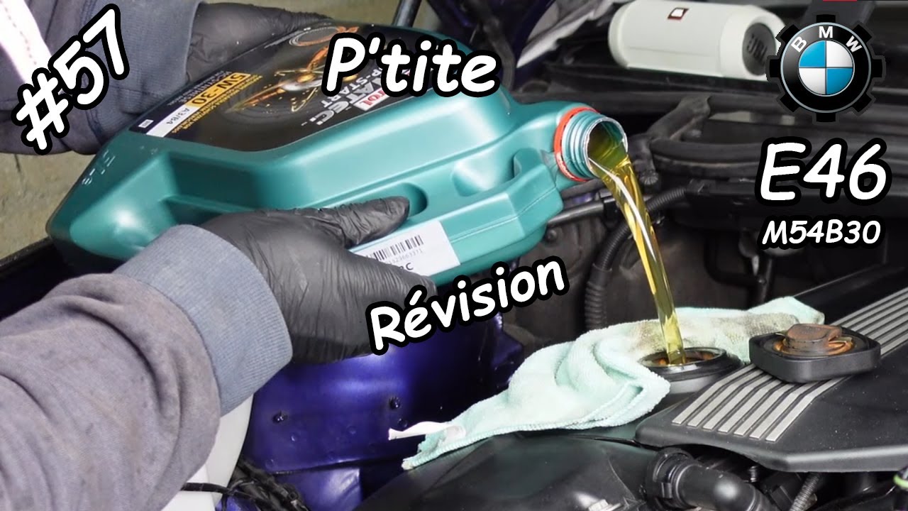 Huile, filtres, joints et Remise à 0 du compteur, tout y passe [E46 330i M54b30]