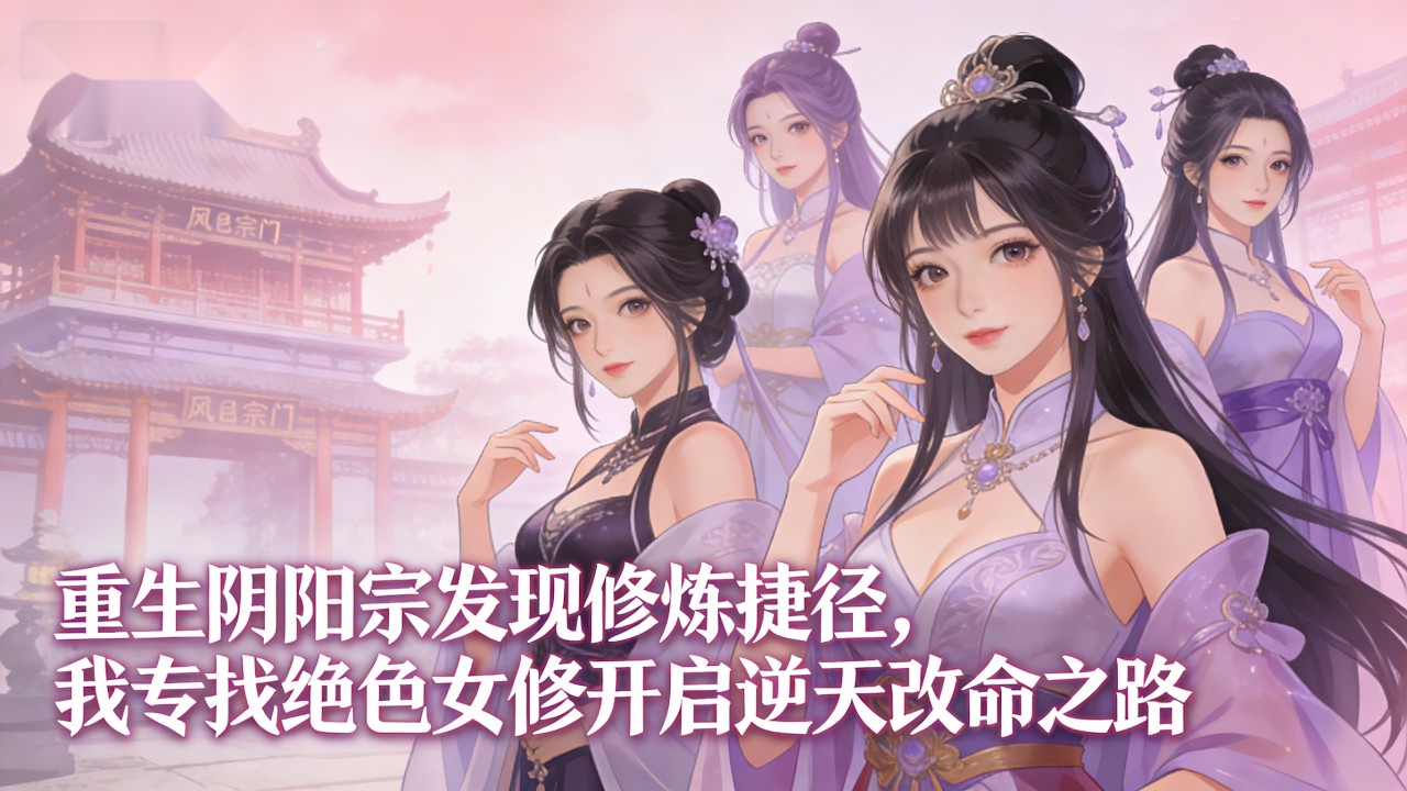 重生阴阳宗发现修炼捷径，我专找绝色女修开启逆天改命之路。在风月宗门，我专找那些有故事的师姐。#修仙 #種田 #小說推薦 #逆襲 #重生 #漫畫 #劇情 #動漫 #小說