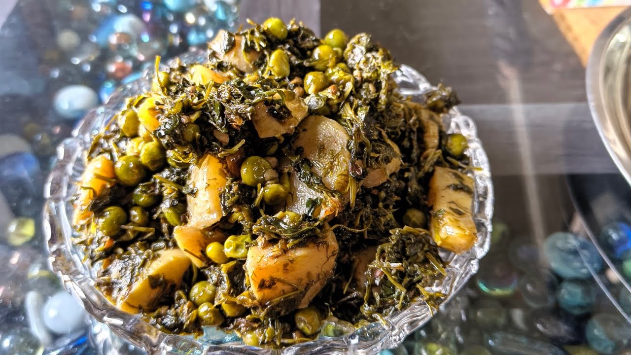 Gaon ki recipe methi aloo #methialoo 